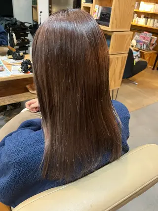 セミロング 阪神西宮★JUNO 川﨑温子のヘアスタイル