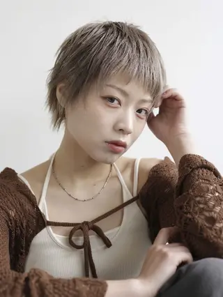 ショート 束感まつぱ🥑🤍 NATUKI🤍のヘアスタイル