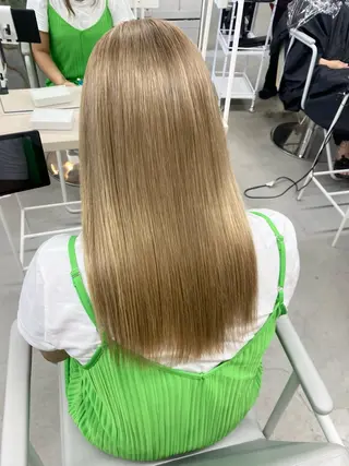 ロング カラー 前橋 姫奈のヘアスタイル