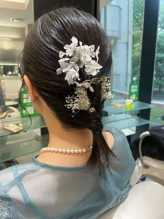 ヘアアレンジ 🧡髪質改善💛 🌸SAKURA🌸のヘアスタイル