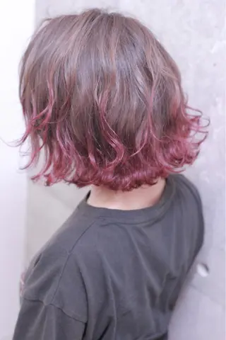 ミディアム カラー 及川 光のヘアスタイル
