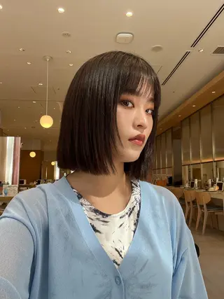 ショート レイヤー専門家 ダブルカラー修のヘアスタイル