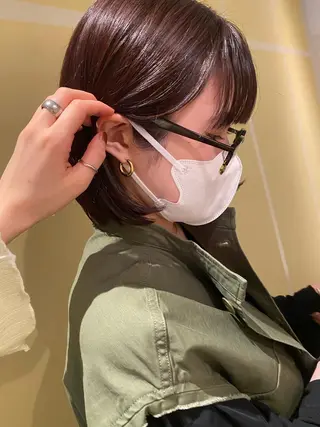ショート カラー 砂原 ひよりのヘアスタイル