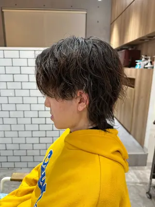 パーマ メンズ 💎メンズカット /フェザー/細野💎のヘアスタイル