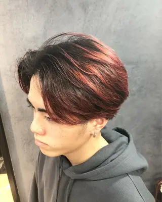 カラー ヘアアレンジ メンズ メンズ特化✂️栗原 侑也のヘアスタイル
