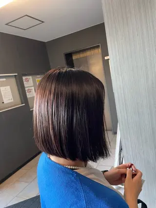 ミディアム 特化✨透明感カラー 白髪染め✨住田緋菜のヘアスタイル