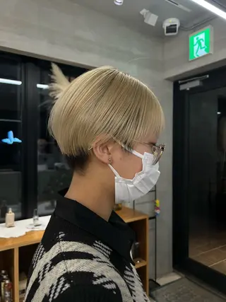 ショート サカモト ナオミのヘアスタイル
