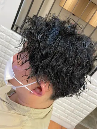 パーマ メンズ 美髪ストレート/ メンズヘア/中田海斗のヘアスタイル