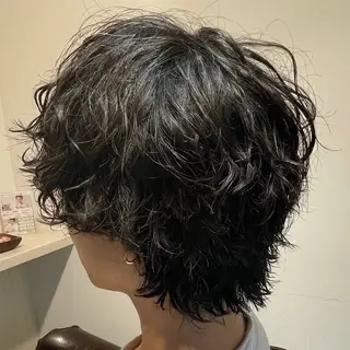 メンズ RUKA👱🏻 メンズカットパーマのヘアスタイル