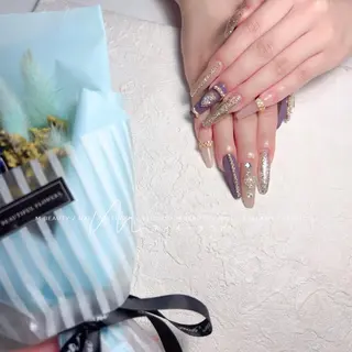 ネイル M🌷nail 長さだし専門店のネイルデザイン