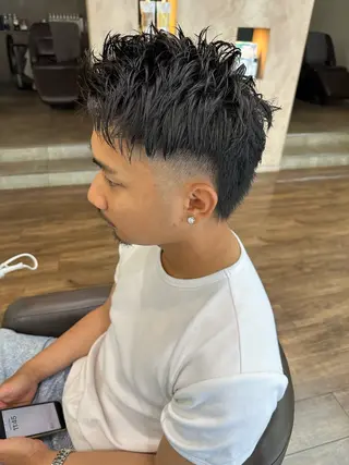 ショート メンズ 小川 音哉「fluer」のヘアスタイル