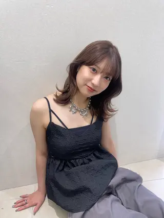 ミディアム 銀座☀️ボブ美容師 佐藤ルイのヘアスタイル