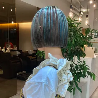 ショート カラー レイヤーカット🪄 ヘアセット🪄シホのヘアスタイル