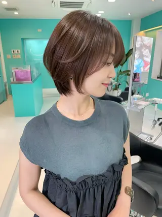 ショート カラー 🫧ショート/ボブ 池袋西口・泡渕✂️のヘアスタイル