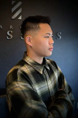 ショート 理容プラージュ燕三条 福井のヘアスタイル