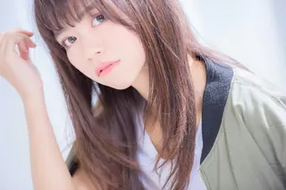 ミディアム セミロング カラー パーマ ヘアアレンジ 前田 裕介のヘアスタイル