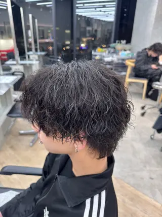 パーマ メンズ ☀️メンズパーマ☀️ /栄/濵﨑新成のヘアスタイル