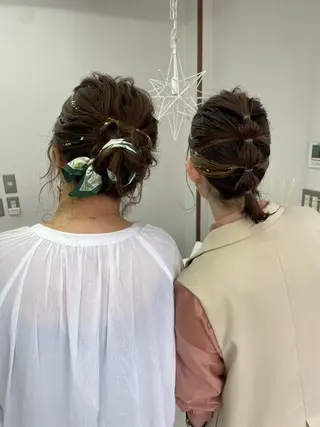 ヘアアレンジ オノ アカネのヘアスタイル