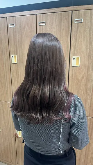 ロング カラー 暖色カラー/美髪矯正 /フクダ モエ🐿のヘアスタイル