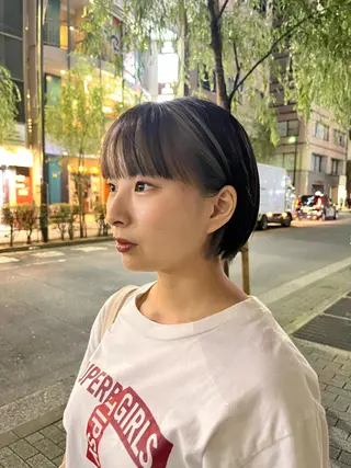 ショート カラー MINX 長濱 優花 /銀座美容師のヘアスタイル