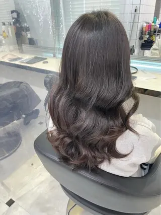 ロング カラー ダブルカラー特化✨ /透明感カラーゆりあのヘアスタイル