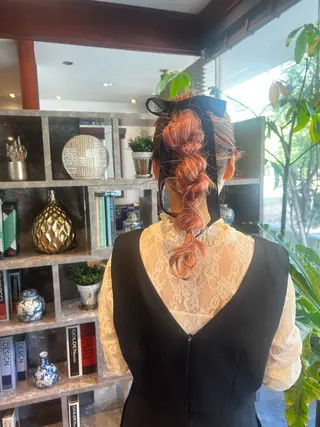 ヘアアレンジ れいな🌼 ボブ･艶カラー🌼のヘアスタイル