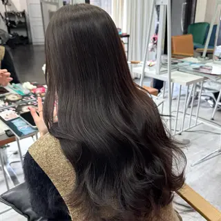 ロング カラー ヘアアレンジ ブリーチなしカラー /新百合ヶ丘/安形翔のヘアスタイル