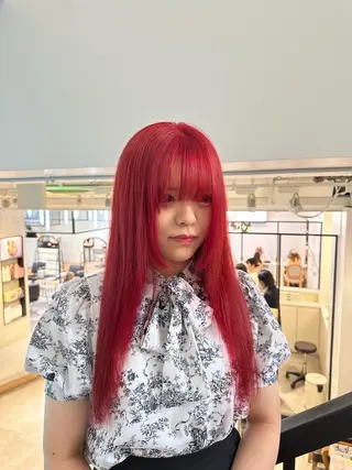 カラー ヘアアレンジ ネイル ハイトーン特化 pepe🎀のヘアスタイル