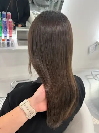 ロング ならざきつぐみ /天王寺/ハイトーンのヘアスタイル