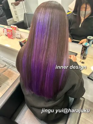 ロング カラー パーマ ヘアアレンジ メンズ ワット 原宿のヘアスタイル
