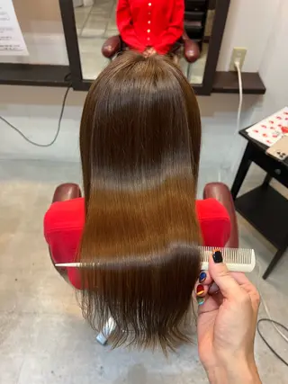 ロング カラー 吉岡 なみのヘアスタイル