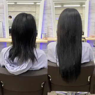 ミディアム カラー ヘアアレンジ LAVENDIA 初音のヘアスタイル