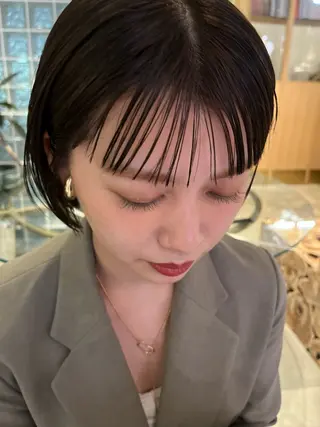 ショート カラー lety /神戸元町のヘアスタイル