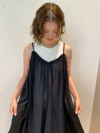カラー yana /ブリーチモデルのヘアスタイル