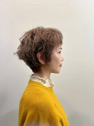 ショート カラー 木藤 優杏のヘアスタイル