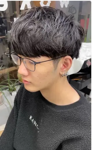 ショート パーマ メンズ メンズ専門サロン wokeのヘアスタイル