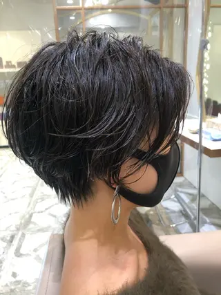 ショート パーマ 【ショートカット 美髪矯正】今井隆太のヘアスタイル