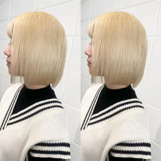 カラー サイレント美容師 アイリィのヘアスタイル