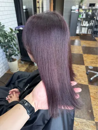 セミロング カラー un. Misakiのヘアスタイル