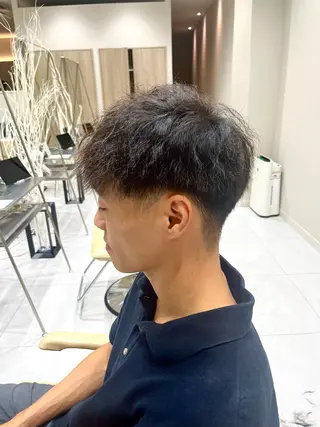パーマ メンズ Ken 曲がる縮毛矯正/韓国のヘアスタイル