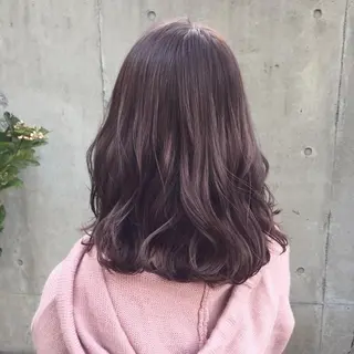 セミロング カラー 柔らかいcolor 🌿harukaのヘアスタイル