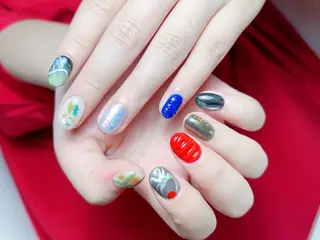 ネイル M🌷nail 長さだし専門店のネイルデザイン
