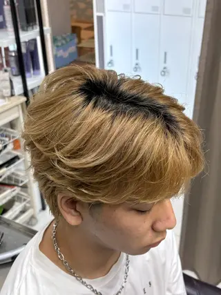 ショート パーマ メンズ GRANDEUR ryuのヘアスタイル