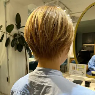 ショート 髪質改善レイヤー/ ボブたんの翔太のヘアスタイル