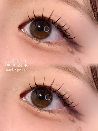 マツエク・マツパ La Chouette umeda EST所属・akamatsu kannaのマツエク・マツパデザイン