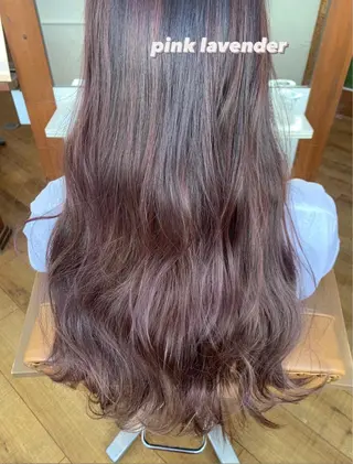 ロング カラー Nagisa🥥🧡 南森町駅 徒歩30秒のヘアスタイル