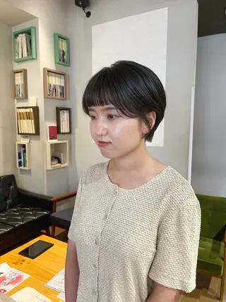 ショート かわい りほのヘアスタイル