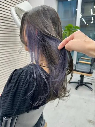 セミロング カラー ブリーチダブルカラー 【koide】のヘアスタイル