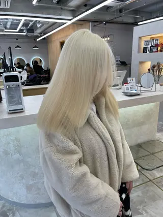 ミディアム 福山 晴香のヘアスタイル