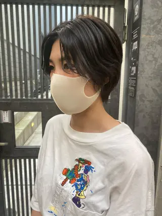 ショート ウルフカット/吉村 桃子のヘアスタイル